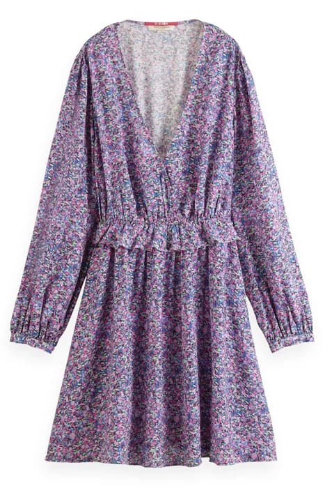 WRAPPED SHORT DRESS ROSARIA PURPLE by Scotch & Soda