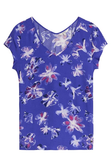 BLOEMENPRINT TOP SPECTRUM BLUE by Sandwich