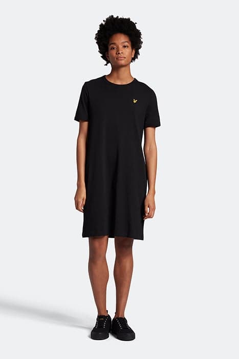 OVERSIZED T-SHIRT DRESS JET BLACK by Lyle & Scott