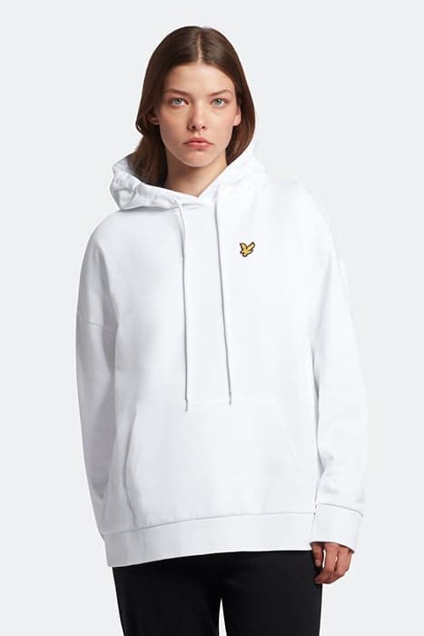 OVERSIZED HOODIE WHITE by Lyle & Scott