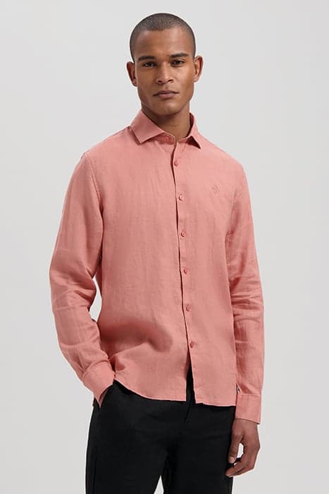 BASIC SHIRT LINEN ROSE DAWN by Dstrezzed