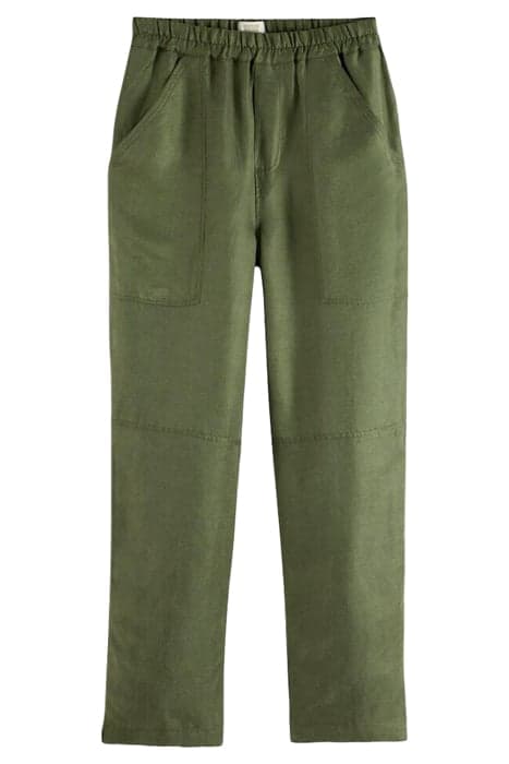 LOU - MID RISE STRAIGHT LEG ANKLE LENGTH UTILITY PANTS OLIVE by Scotch & Soda