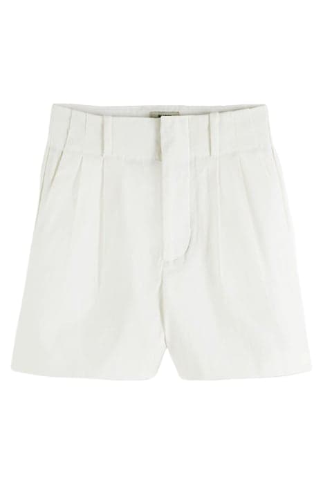 HIGH RISE SUMMER SHORTS OFF WHITE by Scotch & Soda