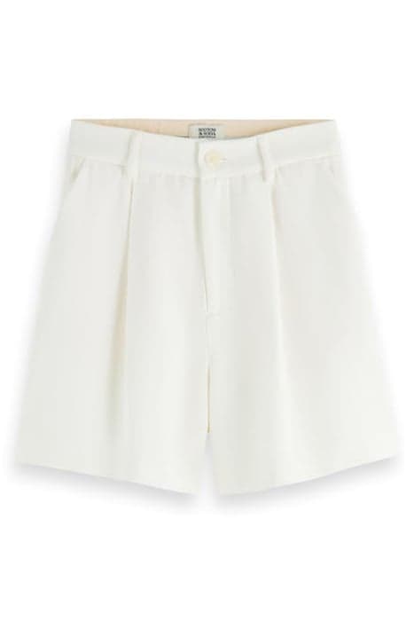 STRUCTURED TAILORED HIGH-RISE SHORT OFF WHITE by Scotch & Soda