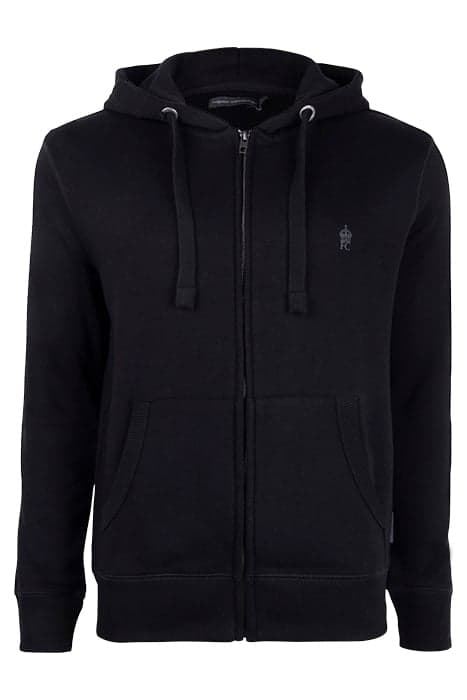 FC ZIP HOOD BLACK / GUNMETAL by French Connection