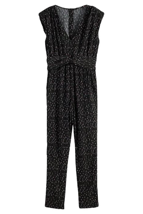 JUMPSUIT WITH KNOTTED BELT IKAT RAIN by Scotch & Soda