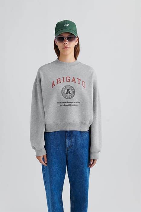 ARIGATO UNIVERSITY SWEATSHIRT GREY MELANGE by Axel Arigato