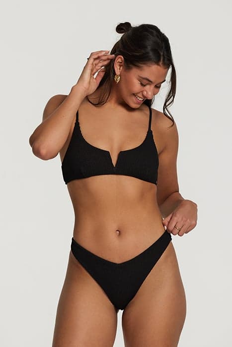 LEAH BIKINI SET RIVIERA STRUCTURE BLACK by Shiwi