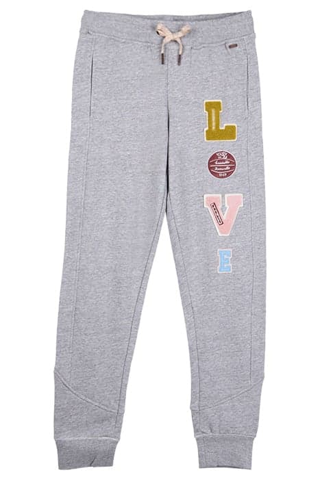 SWEAT PANTS WITH ARTWORK GREY MELANGE by Scotch & Soda