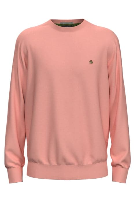 REGULAR FIT ESSENTIALS CREW IN ECO VERO PINK DANCER by Scotch & Soda