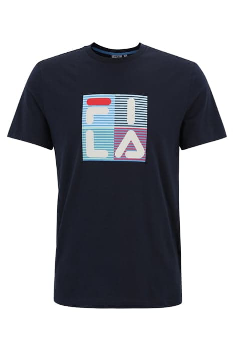 SELENGE GRAPHIC LOGO TEE BLACK IRIS by FILA