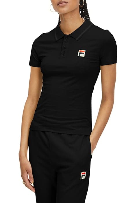 LEUBEN POLOSHIRT BLACK by FILA