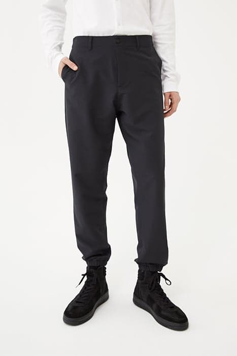 NAVY 37.5° TECH NYLON TROUSERS by IKKS