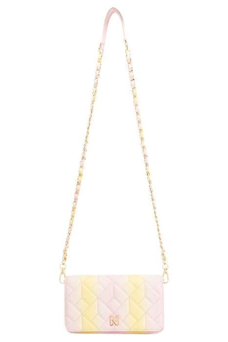 ABBY TIE-DYE BAG CORAL/LIME YELLOW by NIKKIE