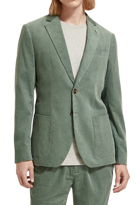 REGULAR FIT UNCONSTRUCTED CORDUROY BLAZER SEAWEED by Scotch & Soda