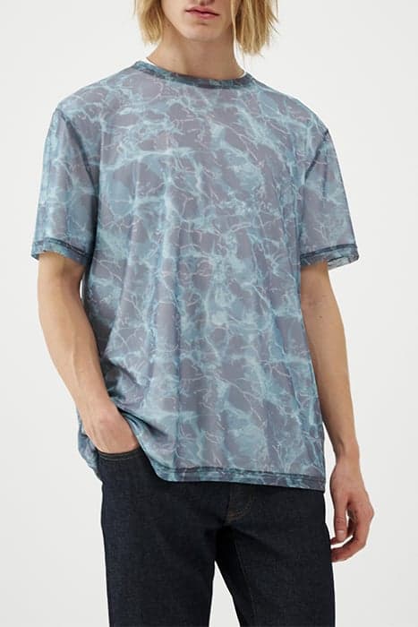 METAL CAMOUFLAGE MESH  ABSOLUTE DRY T-SHIRT by IKKS