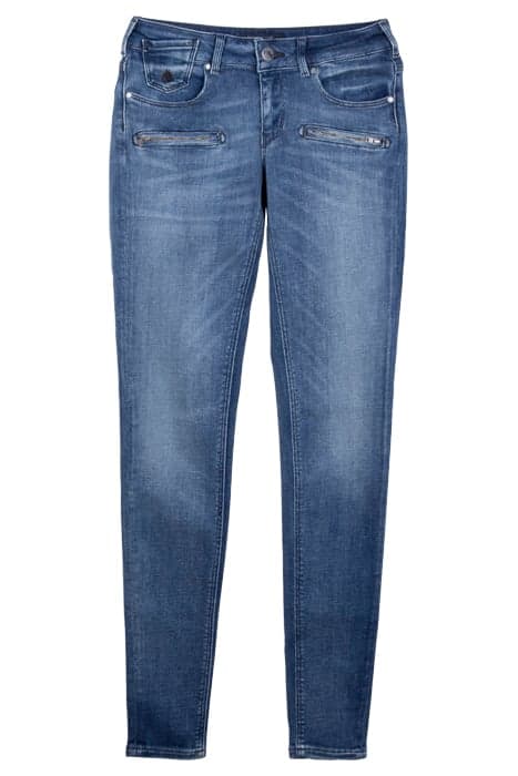 LA PARISIENNE ZIP - VOODOO BLAUW DENIM BLUE by Scotch & Soda