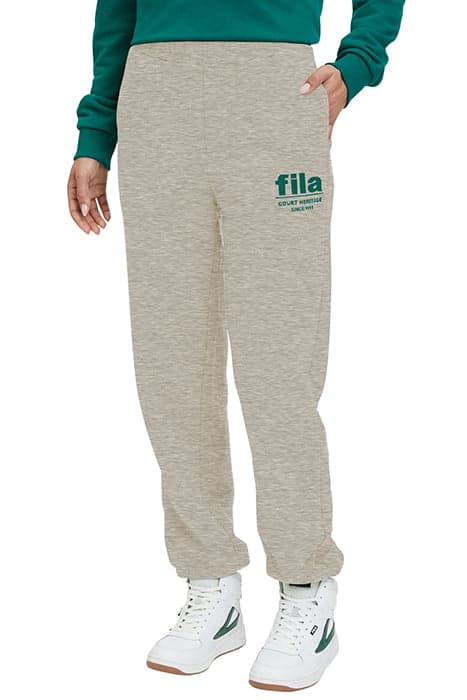 LIMA GRAPHIC SWEAT PANTS OATMEAL MELANGE by FILA