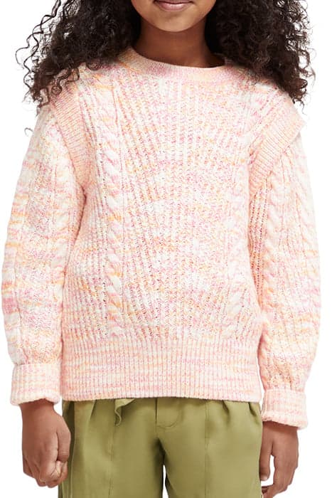 SHOULDER DETAIL PULLOVER DISCO MELANGE by Scotch & Soda