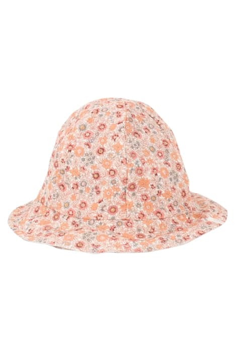 BABY GIRLS’ PEACH MICRO-FLOWER PRINT HAT by IKKS