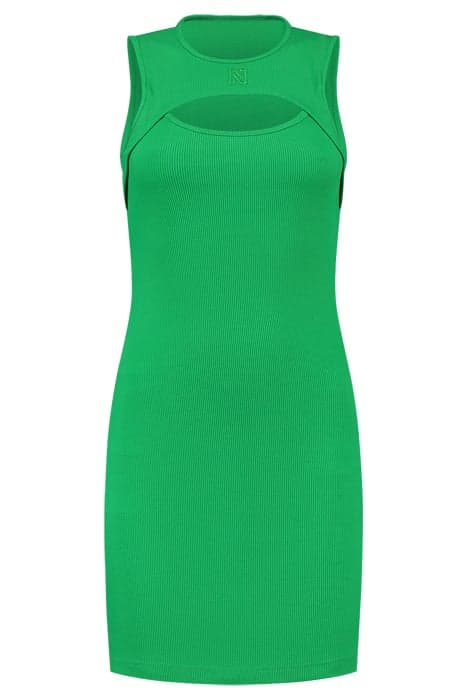 CUTOUT SLEEVELESS DRESS FERN GREEN by NIKKIE