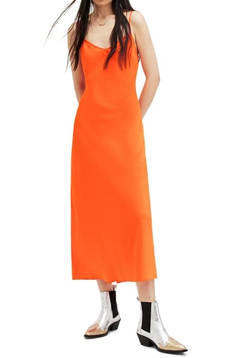 BRYONY DRESS ZESTY ORANGE by AllSaints