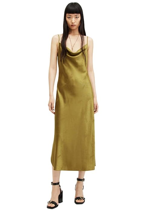 HADLEY JACQ DRESS SAP GREEN by AllSaints