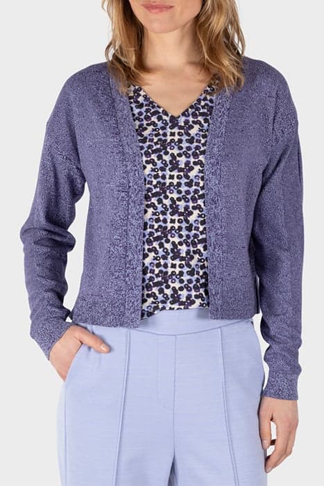 CARDIGAN LONG SLEEVES PARACHUTE PURPLE by Sandwich