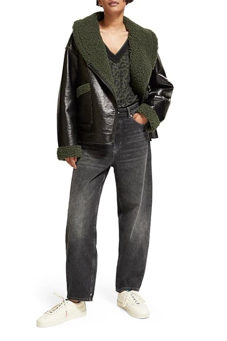 FAUX SHEARLING JACKET EVENING BLACK by Scotch & Soda