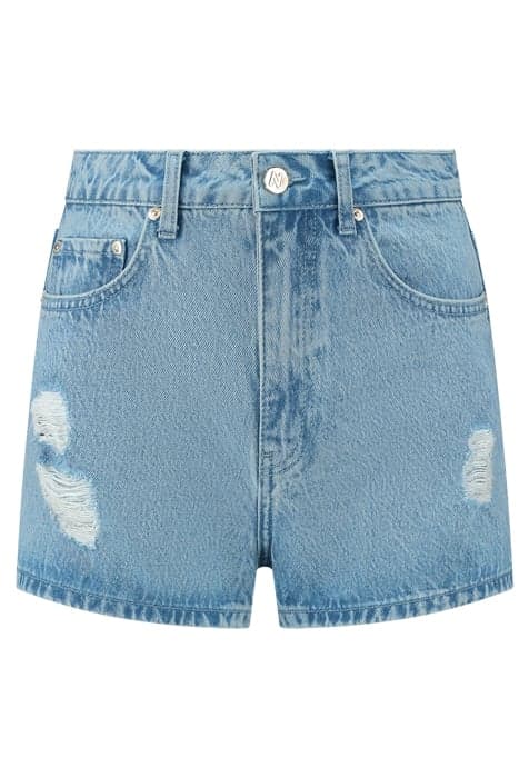 CHELSEA BLUE DENIM SHORTS BLUE DENIM by NIKKIE