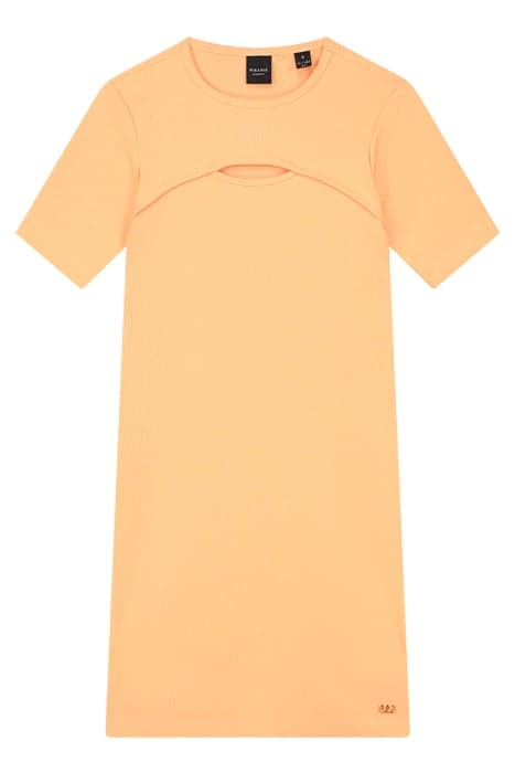 NN CUTOUT RIB DRESS SUNSET ORANGE by NIK & NIK