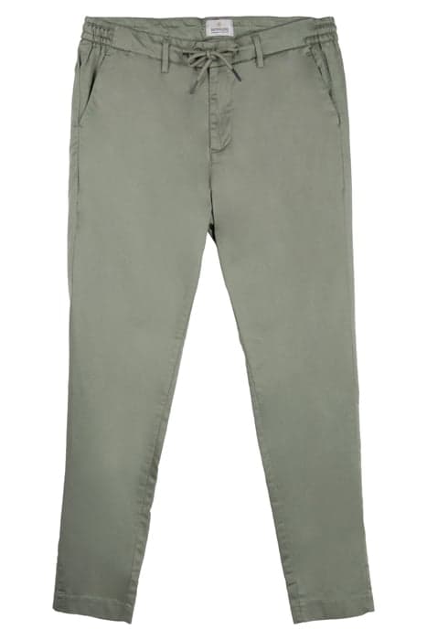 LANCASTER TAPERED JOGGER TWILL KNIT OIL GREEN by Dstrezzed