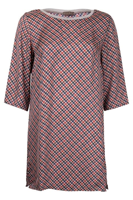 TUNIC CHECKERED RED, BLUE by Mucho Gusto