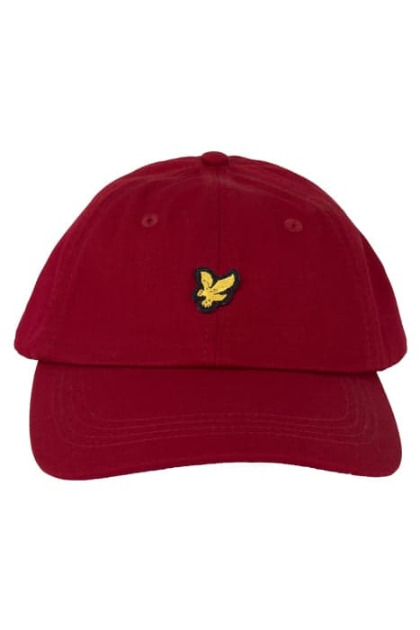 BASEBALL CAP TUNNEL RED by Lyle & Scott