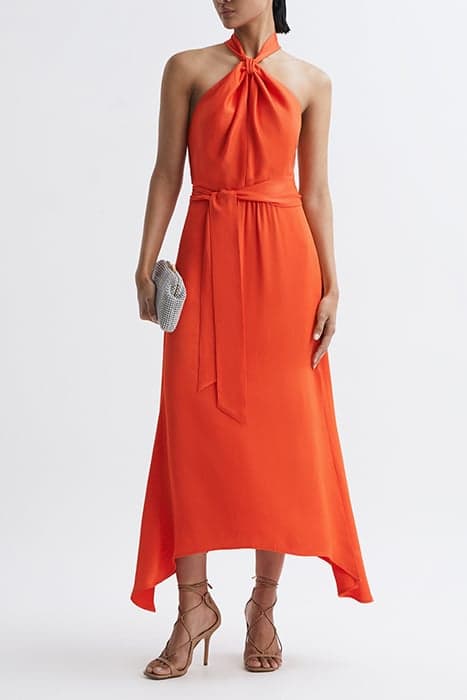 EVELYN-HALTER OCCASION DR ORANGE by Reiss