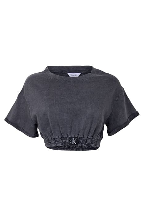 CROPPED SWEATSHIRT PVH BLACK by Calvin Klein