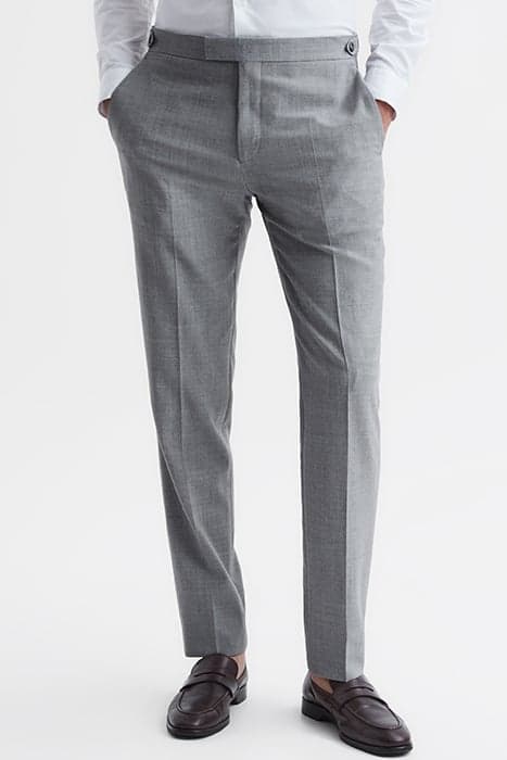 ARROW -TEXTURED WEAVE MIX SOFT GREY by Reiss