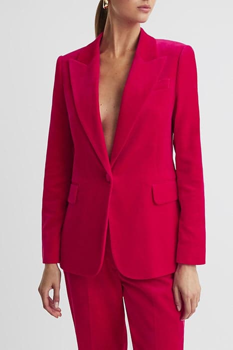 ROSA-SB VELVET BLAZER PINK by Reiss