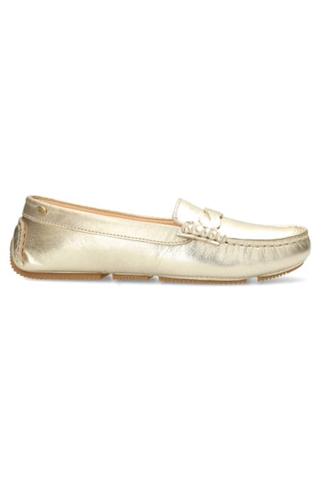 FRS1202 MOCCASSIN METALLIC NAPPA LEATHER LIGHT GOLD by Fred de la Bretoniere