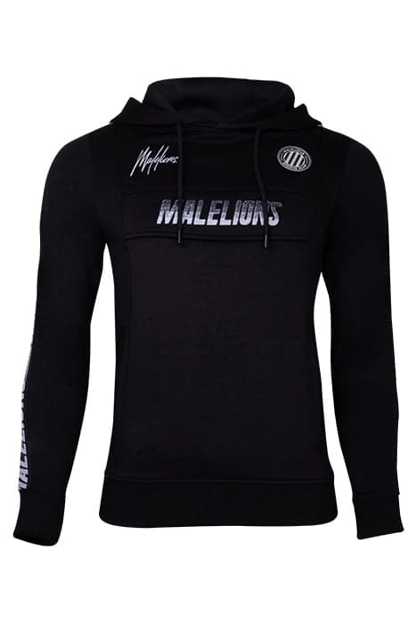 MALELIONS SPORT HOODIE WARMING UP BLACK/WHITE by Malelions