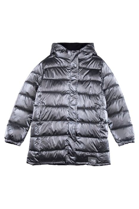 GIRLS’ BLACK AND SILVER REVERSIBLE PADDED JACKET BLACK by IKKS