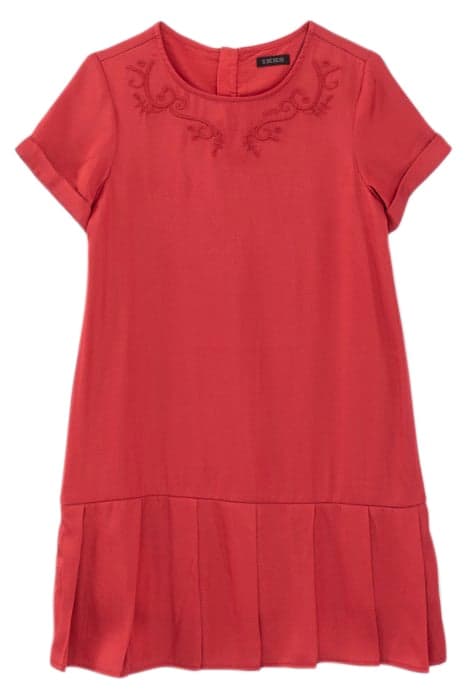 GIRLS' RED EMBROIDERED DRESS RED by IKKS