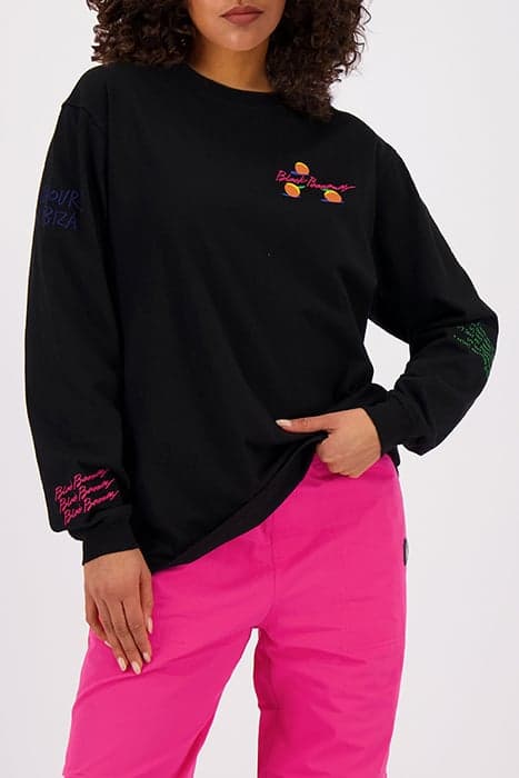 COCKTAIL LONGSLEEVE BLACK by Black Bananas