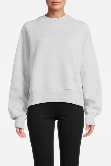 RIO SLIT SWEATSHIRT LIGHT GREY MELANGE by Axel Arigato