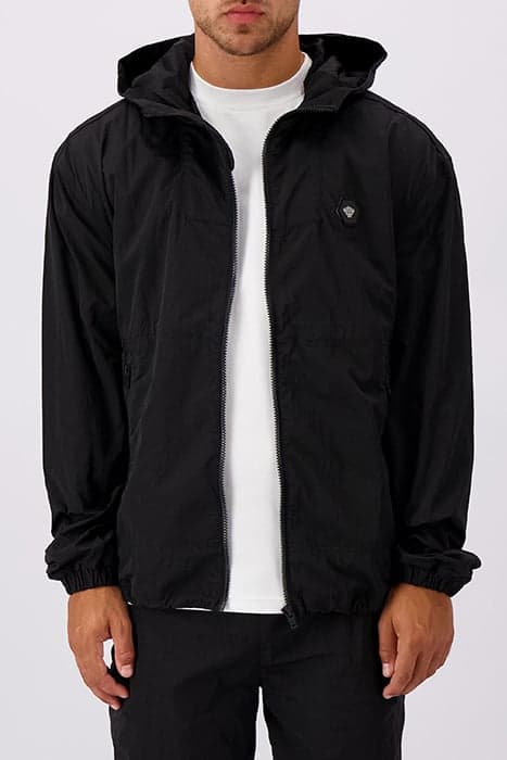 INITIAL WINDBREAKER BLACK by Black Bananas