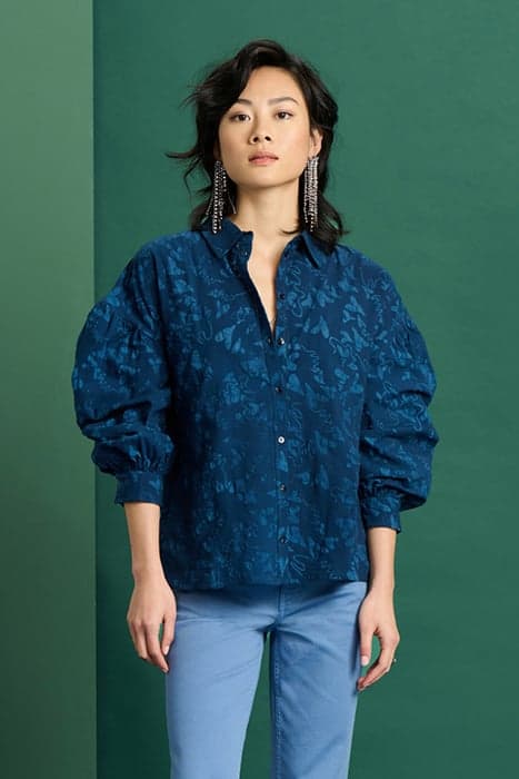 BLOUSE - LOVE ETERNAL BLUE by POM Amsterdam