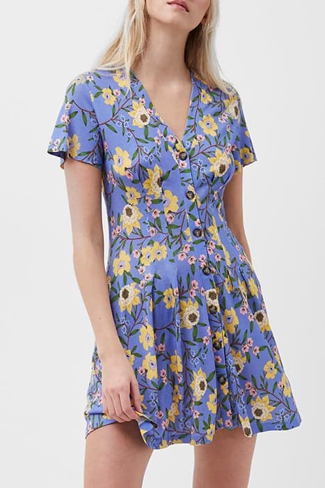 ELOISE MEADW JRSY VNCK DRESS BAY BLUE MULTI by French Connection