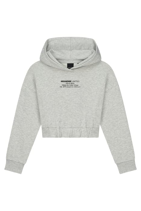 LIMITED HOODIE LIGHT GREY MELANGE by NIK & NIK