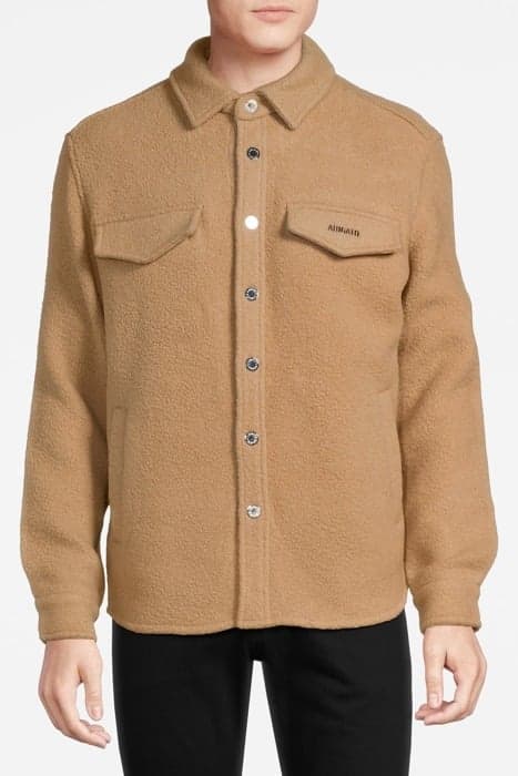 MEMORY OVERSHIRT CAMEL BEIGE by Axel Arigato