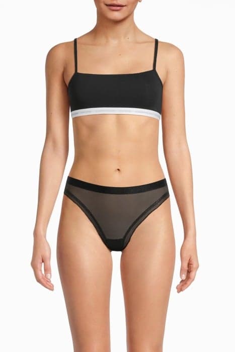 UNLINED BRALETTE 2PK BLACK/GREY HEATHER by Calvin Klein